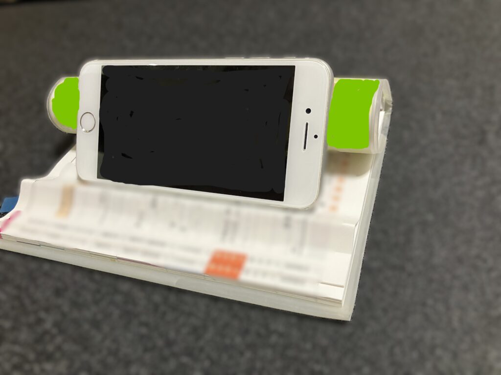 スマホスタンドの完成